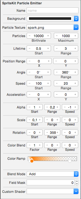 SpriteKit Particle Emitter